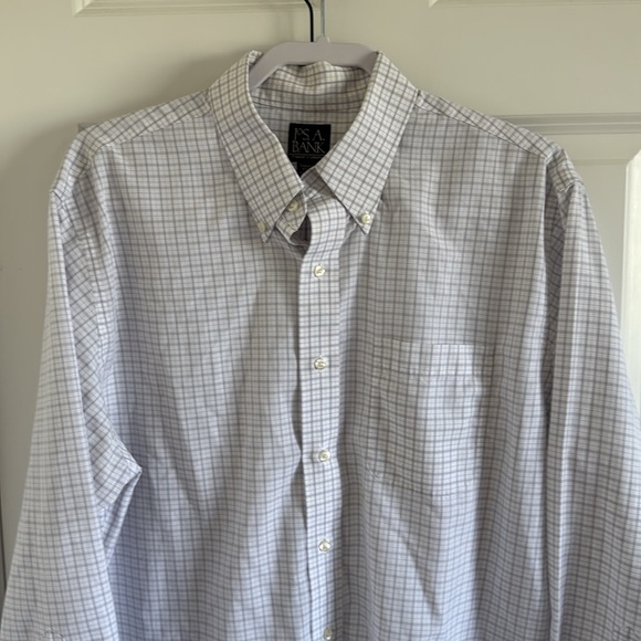 Jos. A Bank Traveler's Collection Tailored Fit Size 17-34 100% Cotton - Picture 2 of 8